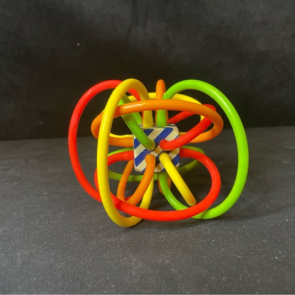Rare Color Burst Variant of Winkle Rattle by Manhattan toys - Picture 2 of 4